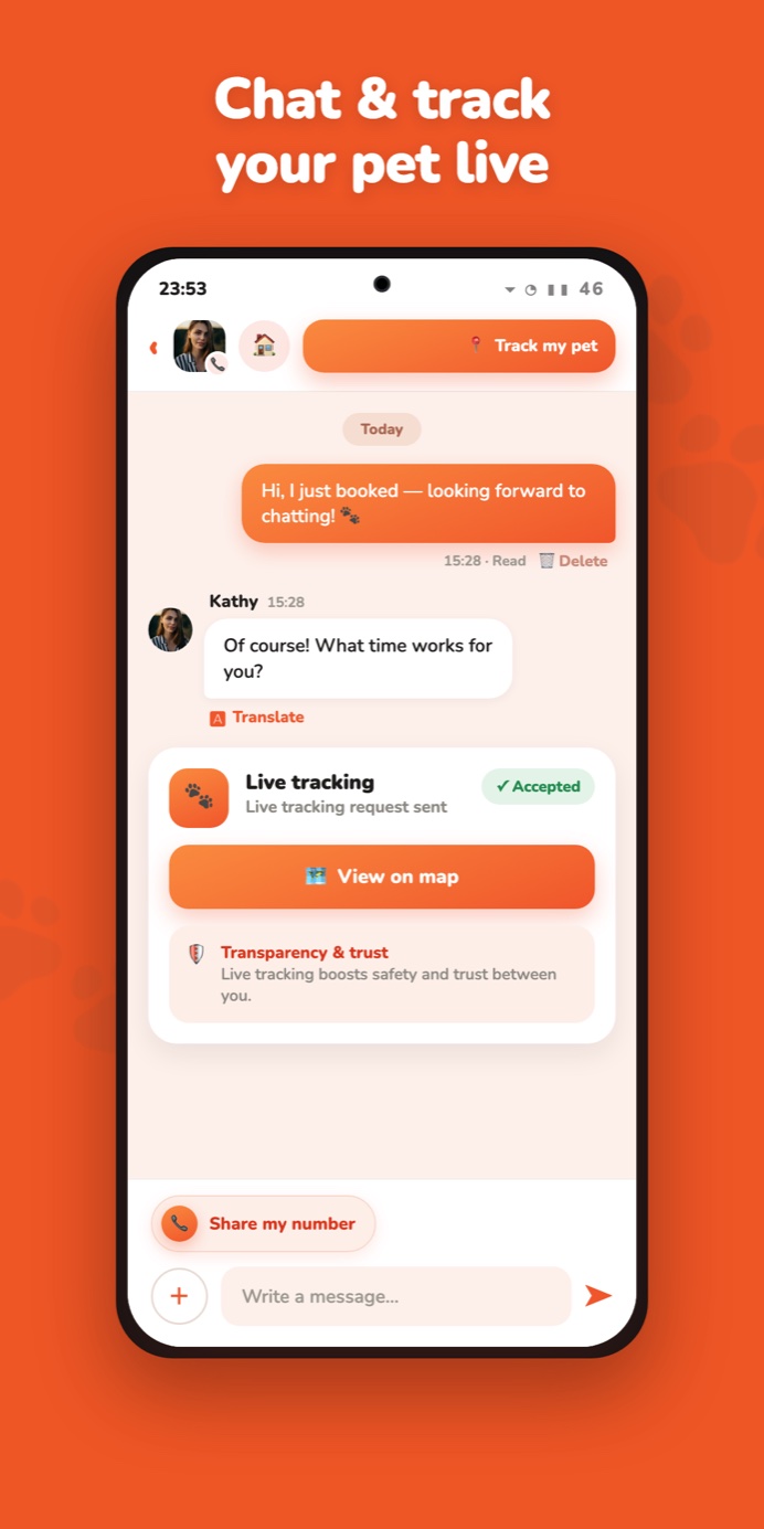 HoPetSit β Chat